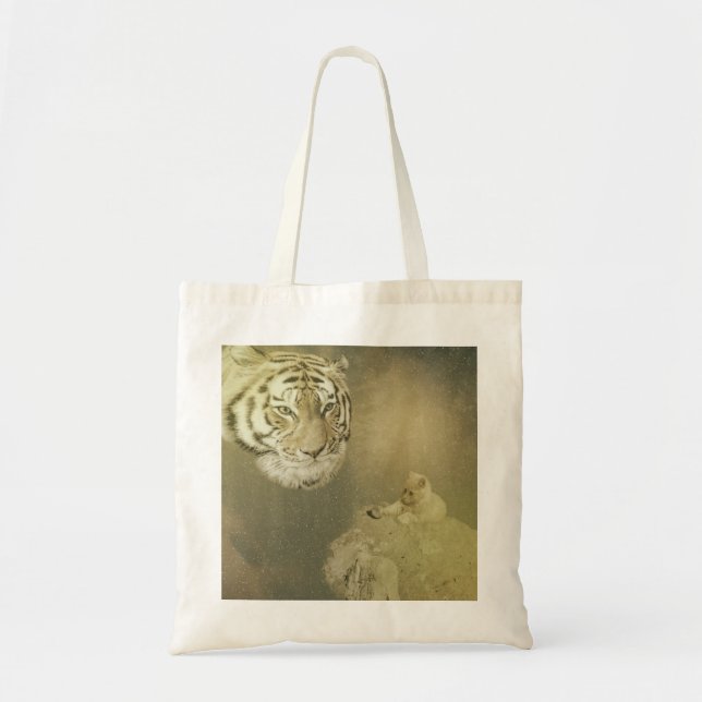 Tiger und Kitten, Tasche des Haushalts (Vorne)