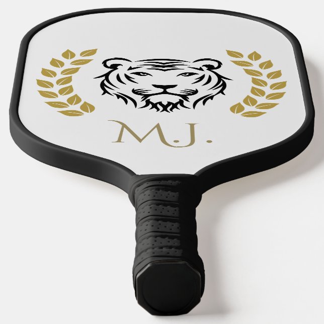 Tiger und Lorbeeren Pickleball Schläger (Ablage )