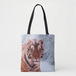 Tiger und Schnee Tasche