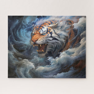Tiger und Sturm Surreal Fantasy Art