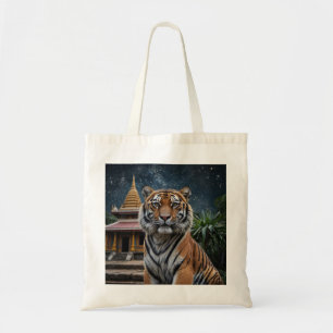 Tiger und Temple Tragetasche