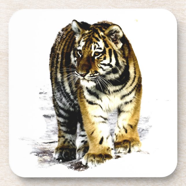 Tiger Untersetzer (Vorderseite)