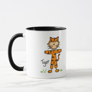 Tiger-Verkleidungs-T-Shirts und Geschenke Tasse