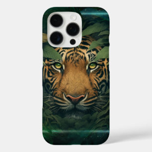 Tiger versteckt im Laub iPhone 16 Pro Hülle