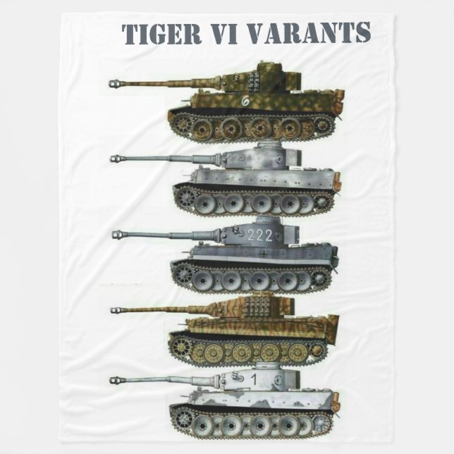 TIGER VI VARIANTS FLEECEDECKE (Vorderseite)