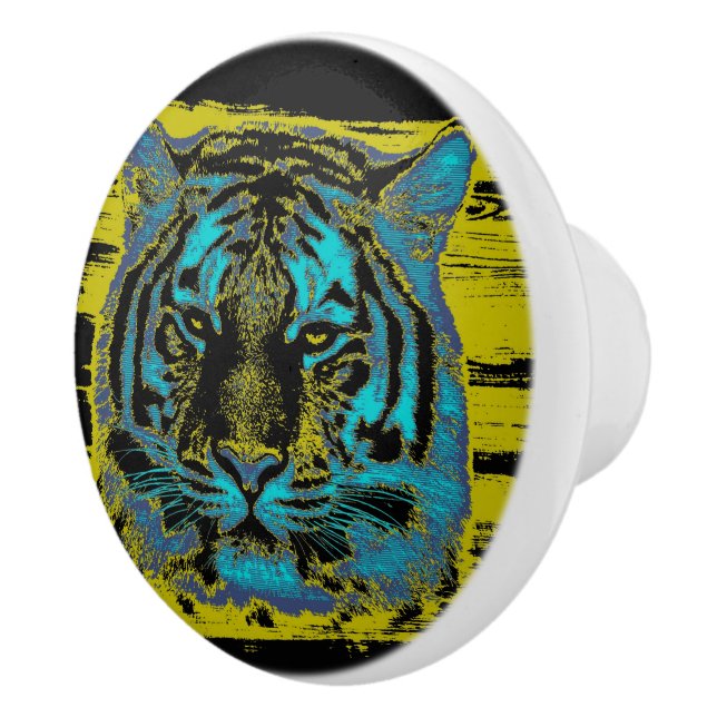 Tiger Vintag Keramikknauf (Rechts)