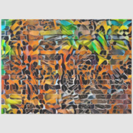 Tiger Wall Art Collection Seidenpapier