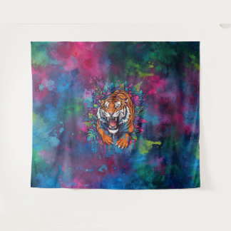 Tiger Wandteppich