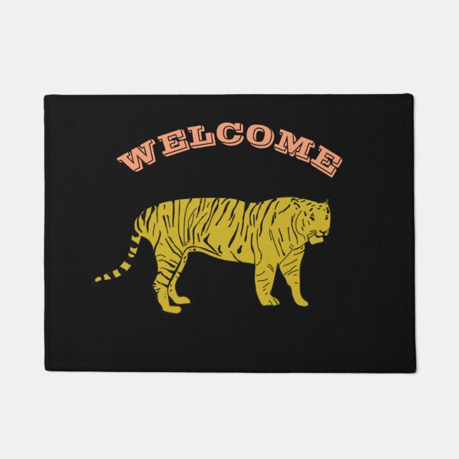 Tiger Welcome Custom  Fußmatte (Vorderseite)
