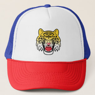 Tiger Wild Animal Head Truckerkappe