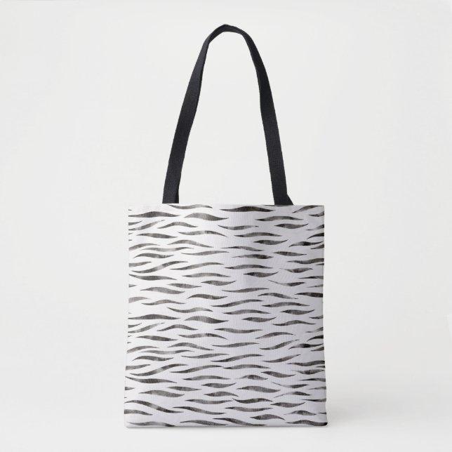 Tiger Wild Animal Skin Pattern Tasche (Vorderseite)