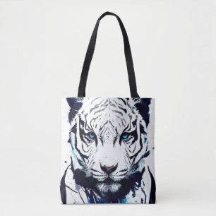 Tiger Wild Nature Free Spirit Art Pinselstrich Tasche