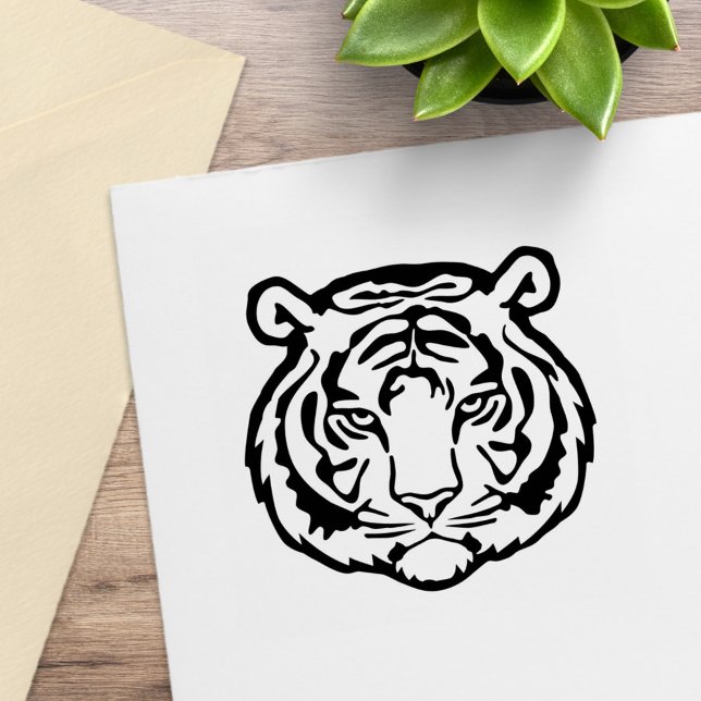 Tiger, Wilde Katze Gummistempel (Von Creator hochgeladen)
