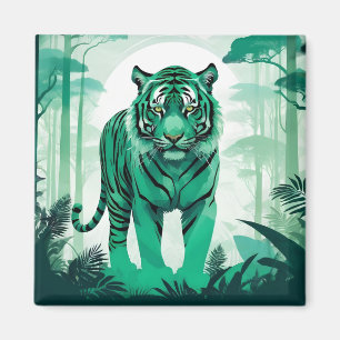 Tiger Wildtiere Natur-Wald Magnet
