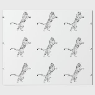 TIGER Wrapping Paper Geschenkpapier