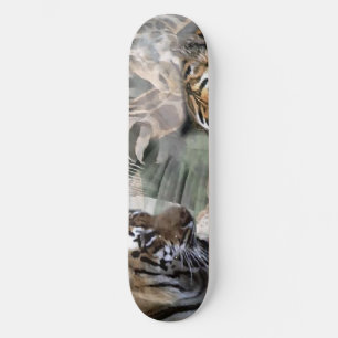 Tiger, Zebra, Giraffen Liebhaber Skateboard