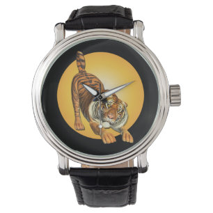 Tiger-Zeit Armbanduhr
