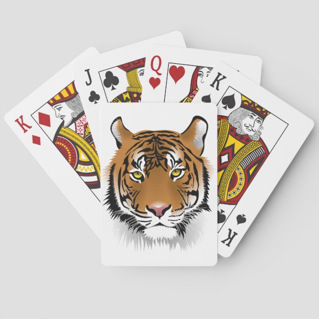 Tigeraugen Spielkarten (Rückseite)