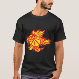 Tigerbasketball Flamme Tigerfeuer 3027 T-Shirt