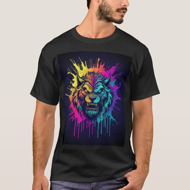 Tigerbearbeitung T-Shirt (Vorderseite)
