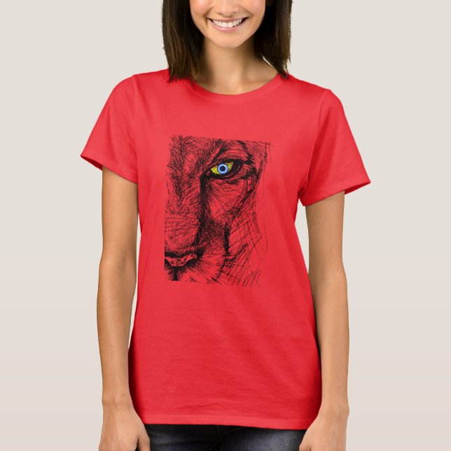 Tigerblick T-Shirt (Vorderseite)