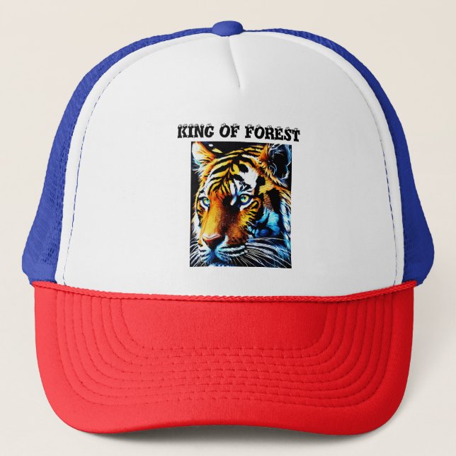 Tigerdesign Truckerkappe (Vorderseite)