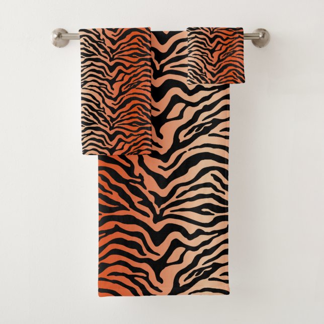 Tigerdruckbadehandtuch-Set Badhandtuch Set (Insitu)