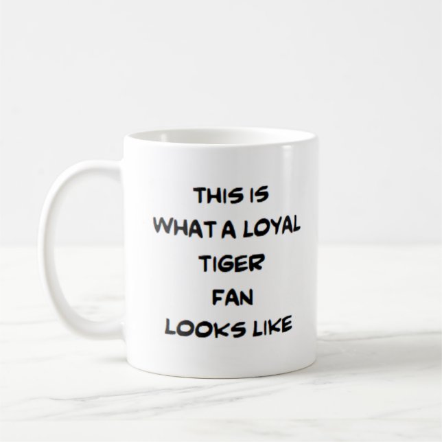 Tigerfan Kaffeetasse (Links)