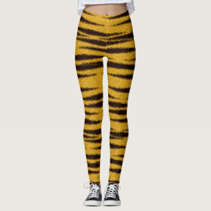 Tigerfell-Effekt-Leggings Leggings