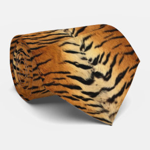 Tigerfell Krawatte