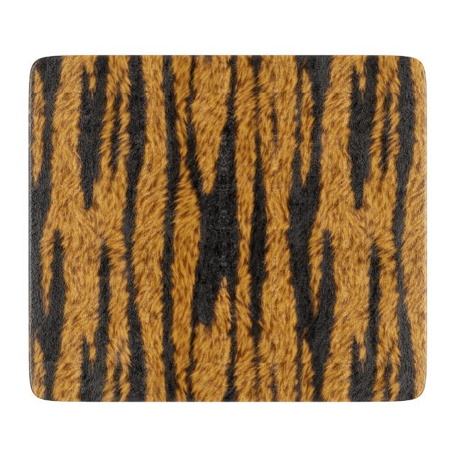 Tigerfell Schneidebrett (Vorderseite)