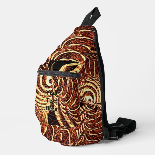 Tigerfisch Crossbody Bag (Rechte Ecke)