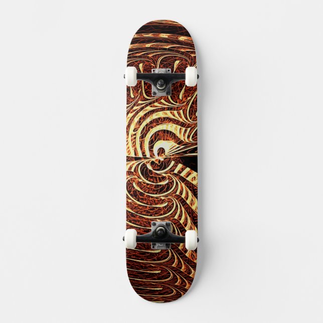 Tigerfisch Skateboard (Vorderseite)