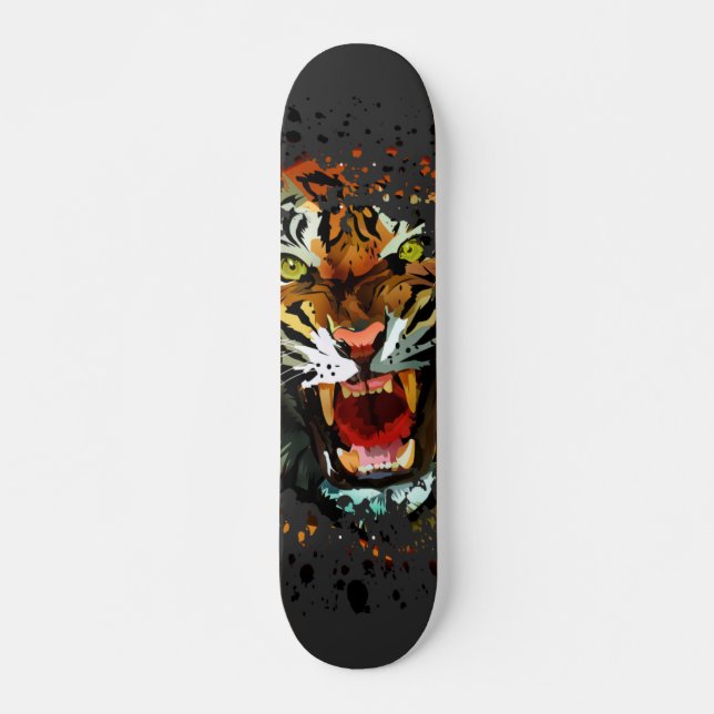 Tigergebrüll Skateboard (Vorne)