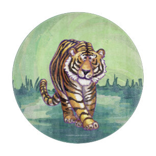 Tigergeschenke und -zubehör schneidebrett