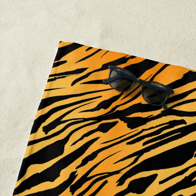 Tigergestreift Strandtuch (Beispiel)