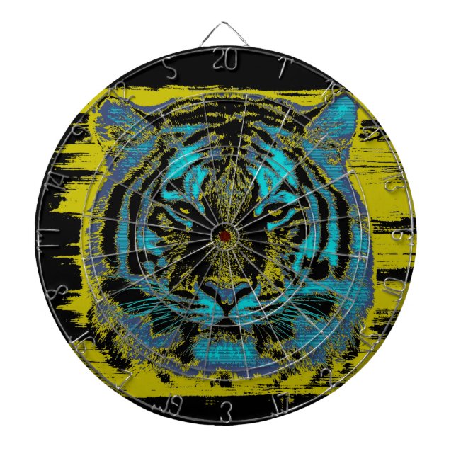 Tigergrafik Dartscheibe (vorne)