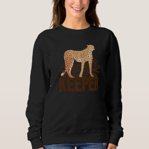 Tigergrafik Tierpfleger Zoo Pfleger Tierliebe Sweatshirt