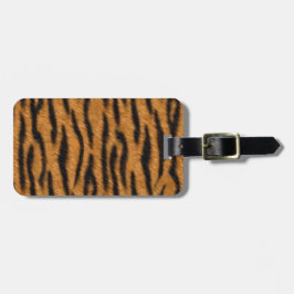 Tigerhaut-Druckentwurf, Tiger stripes Muster Gepäckanhänger