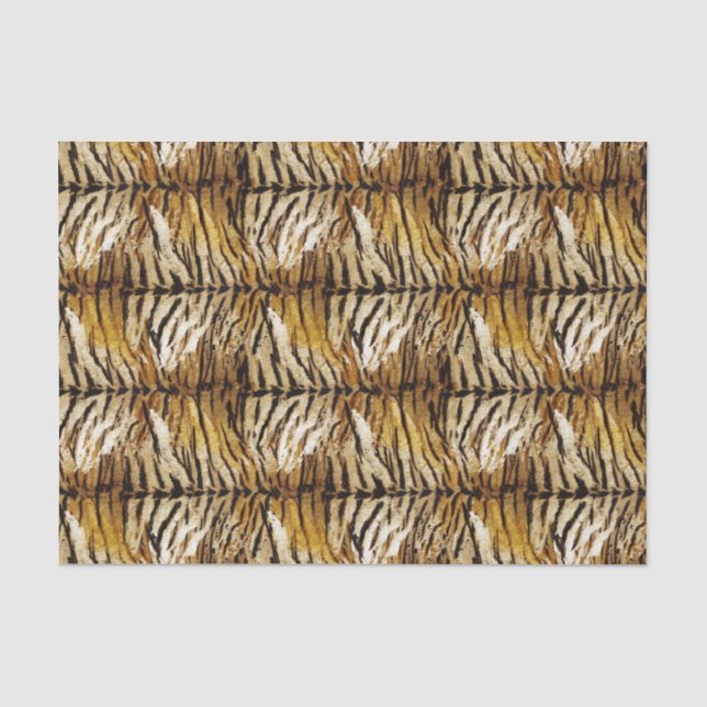 Tigerhaut, stylish, tiger, gestreift, tierischer A Seidenpapier (Vorderseite)