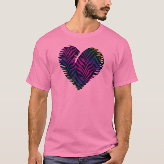 Tigerherz 1 Adult Kleidung T-Shirt (Vorderseite)