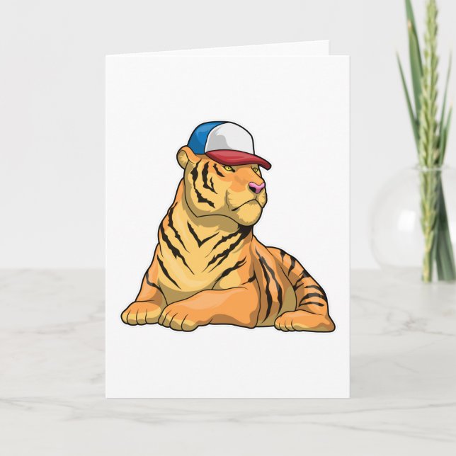 Tigerkappe Karte (Vorderseite)