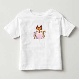 Tigerkatze mit Milchcup.PNG Kleinkind T-shirt