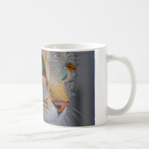 Tigerkatzenporträt Kaffeetasse