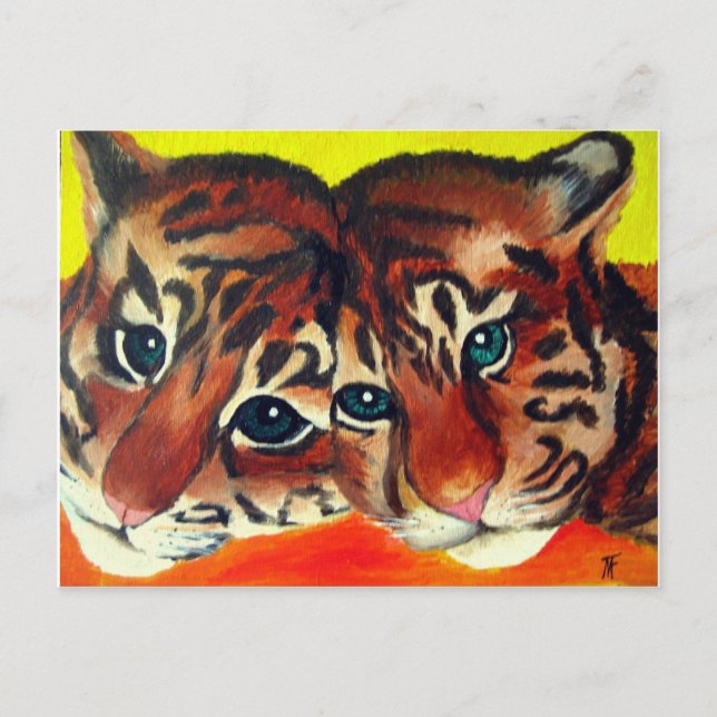 Tigerknochen Postkarte (Vorderseite)