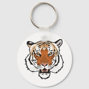 Tigerkopf Schlüsselanhänger