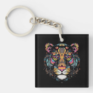 Tigerkopf  schlüsselanhänger