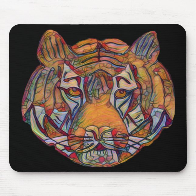 Tigerkopfmousemat Mousepad (Vorne)