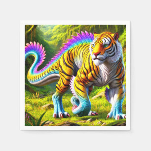 Tigerkreatur Serviette