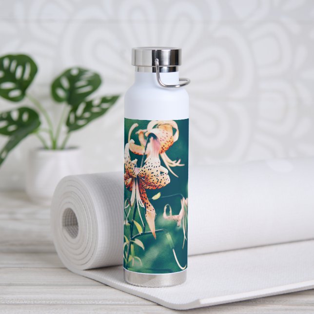 Tigerlilie Trinkflasche (Yoga)